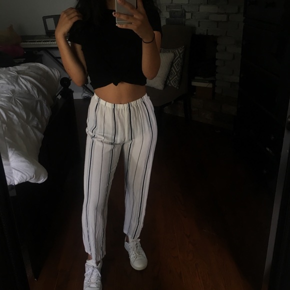 Brandy Melville Pants - Brandy Melville striped pants